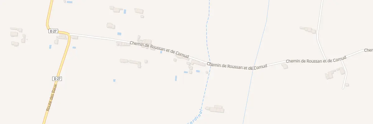 Plan du 9017 Vc de Roussan et de Cornud à Saint-Rémy-de-Provence