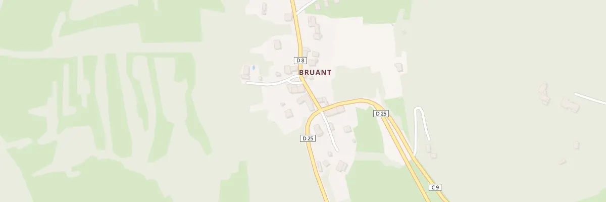Plan du 1 Rte de Détain à Détain-et-Bruant