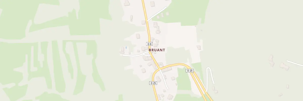 Plan du 6 Rte de Détain à Détain-et-Bruant