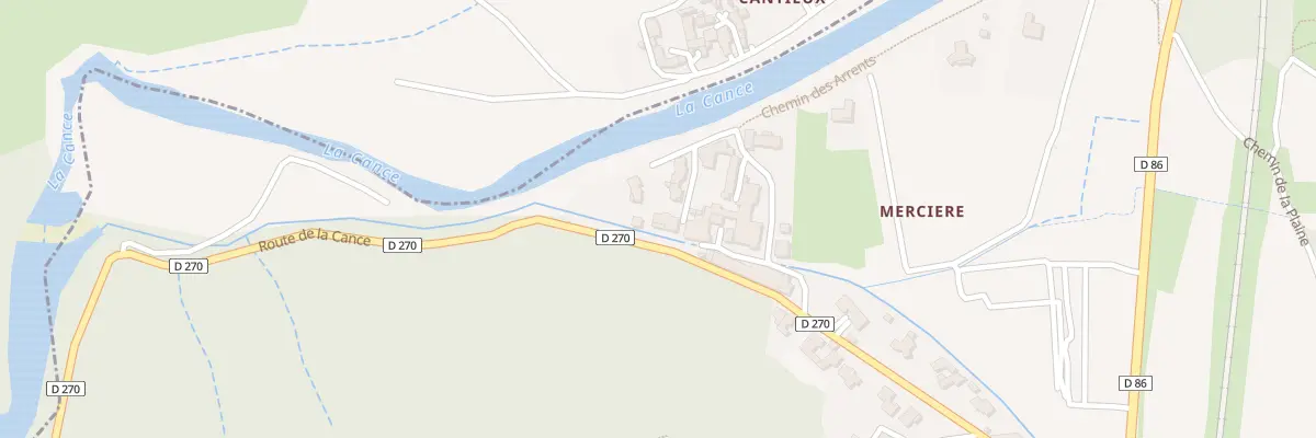 Plan du 58 Imp des Oliviers à Sarras