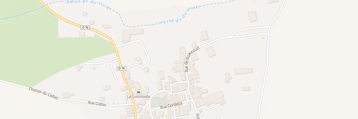Plan du 9 Rue de Rizaucourt à Colombé-le-Sec