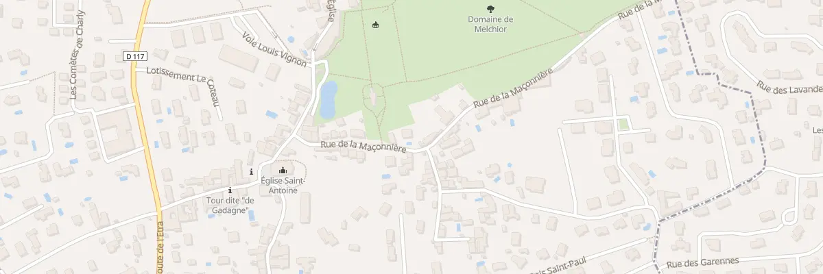 Plan du 684 Rue de la Maçonnière à Charly