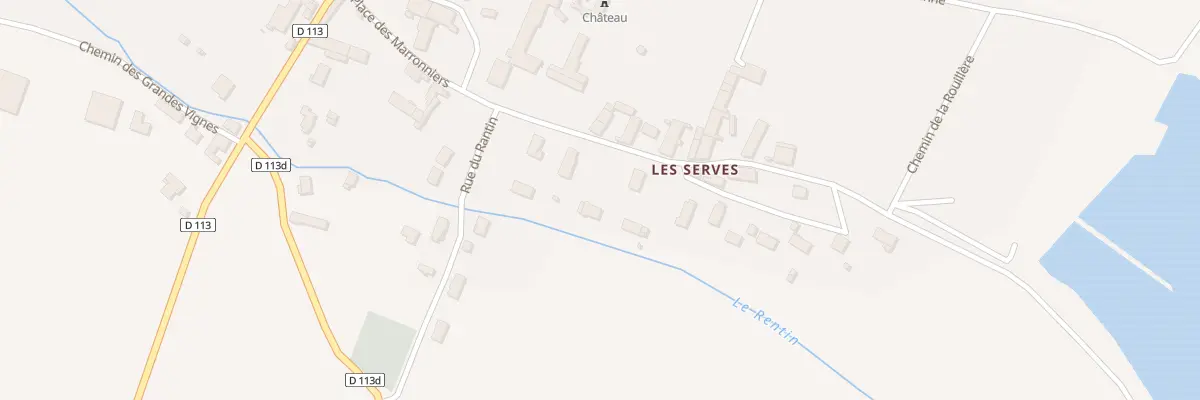 Plan du 14 Rue des Serves à Corcelles-les-Arts