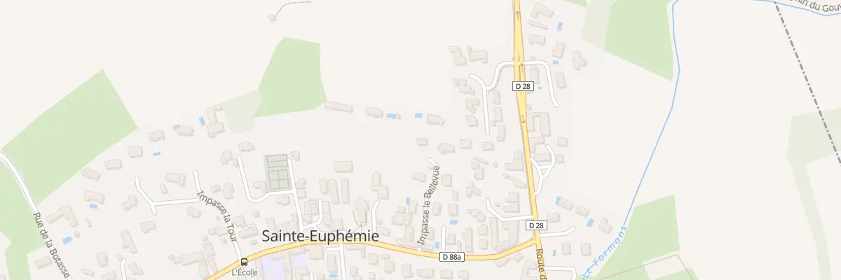Plan du 3 Imp le Bellevue à Sainte-Euphémie
