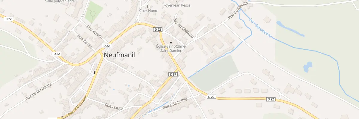 Plan du 1 Rue de l’Ardenne à Neufmanil