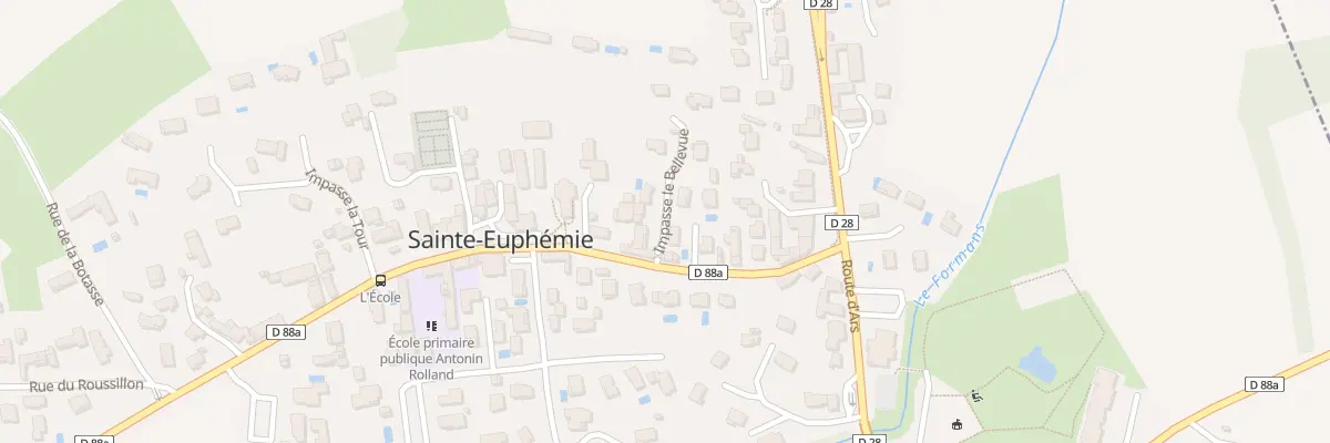 Plan du 7 Imp le Bellevue à Sainte-Euphémie