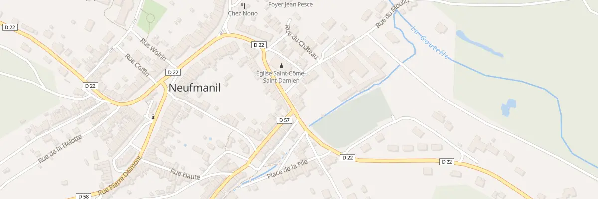 Plan du 3 Rue de l’Ardenne à Neufmanil