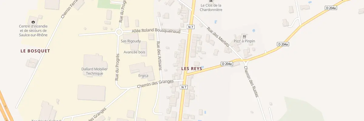 Plan du 36 Av de Provence à Saulce-sur-Rhône