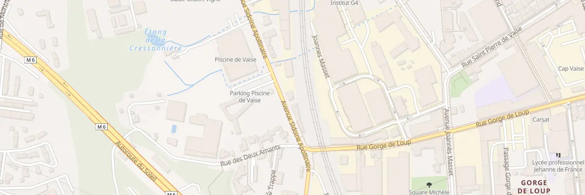 Plan du 73 Av Sidoine Apollinaire à Lyon 9e Arrondissement