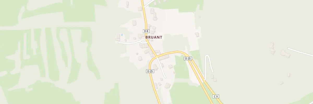 Plan du 2 Rte de Détain à Détain-et-Bruant