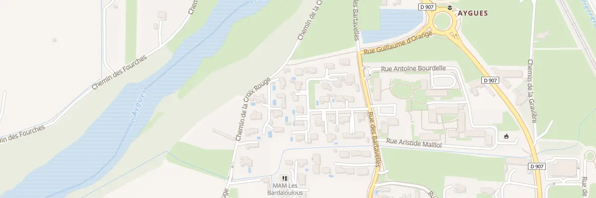 Plan du 125 Rue César Baldaccini à Orange