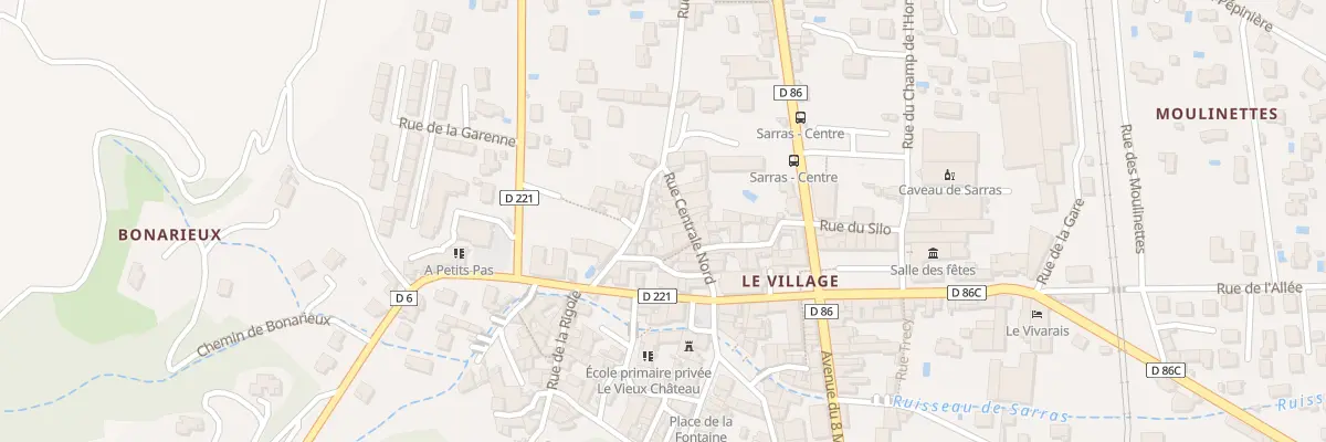 Plan du 9 Rue Centrale Nord à Sarras