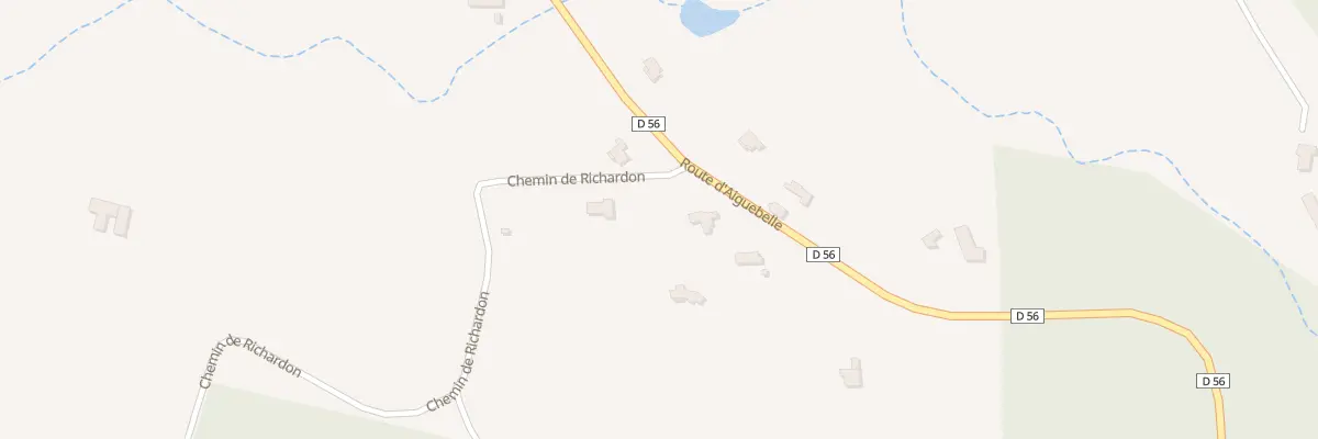 Plan du 1390 Che de Richardon à Allan