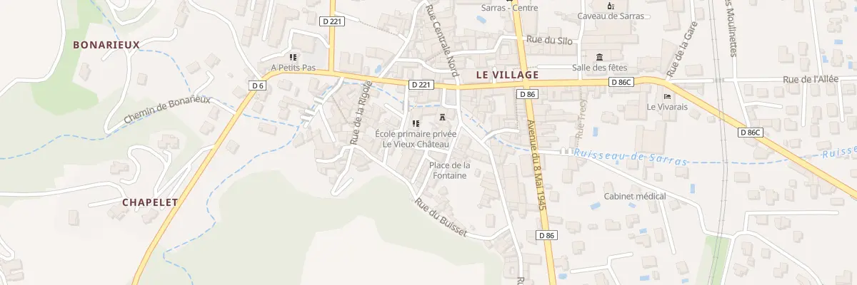 Plan du 5255 Le Village à Sarras