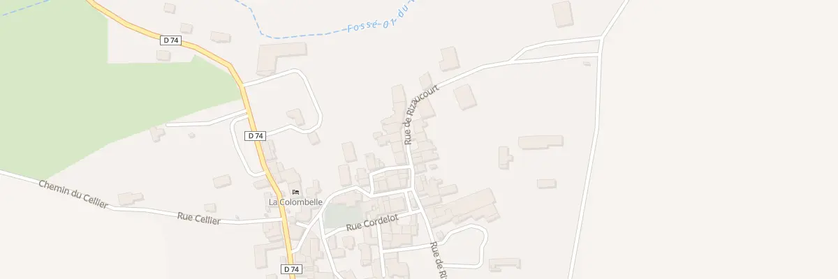 Plan du 12 Rue de Rizaucourt à Colombé-le-Sec
