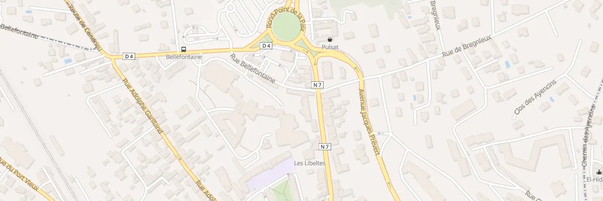 Plan du 1 Rue de la République au Péage-de-Roussillon