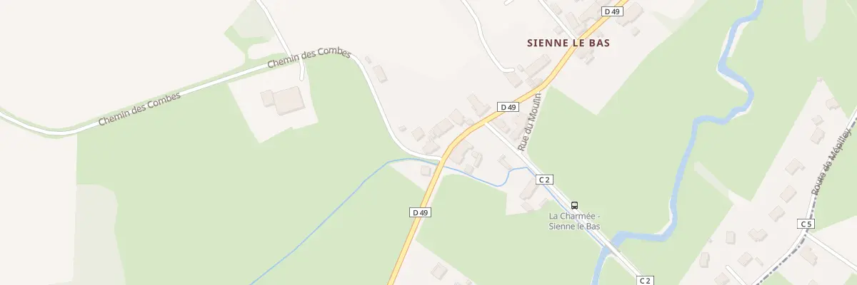 Plan du 2 Che des Combes à La Charmée