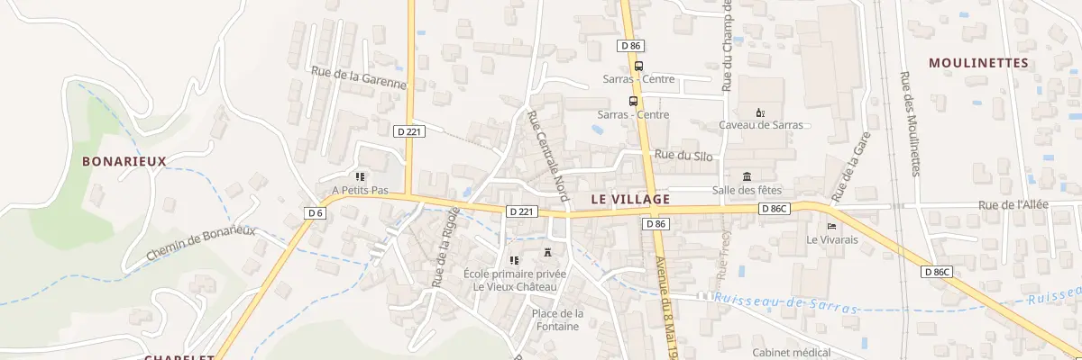 Plan du 5 Rue Centrale Nord à Sarras