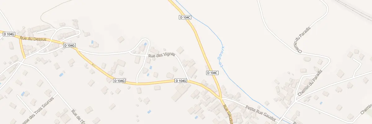 Plan du 4 Rue des Vignes à Mâlain