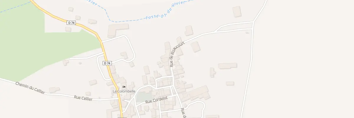 Plan du 10 Rue de Rizaucourt à Colombé-le-Sec