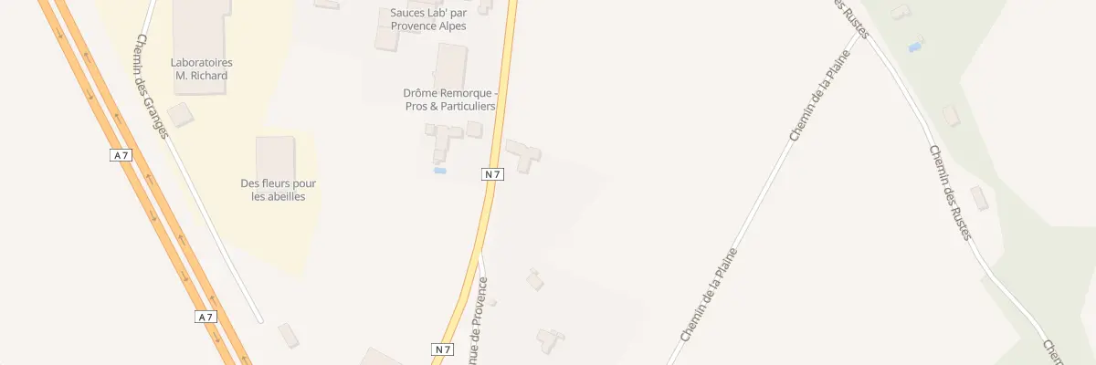Plan du 67 Av de Provence à Saulce-sur-Rhône