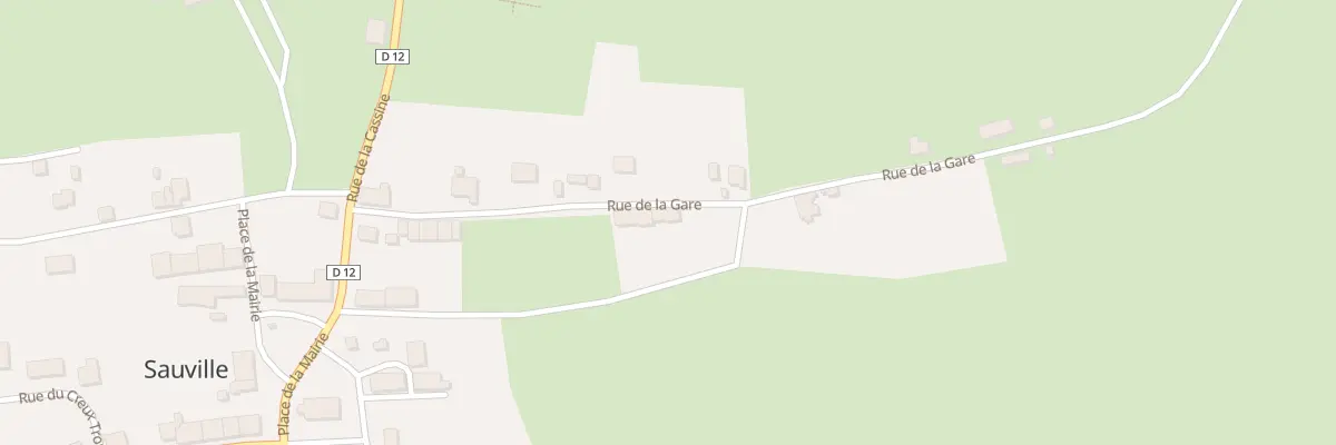 Plan du 20 Rue de la Gare à Sauville