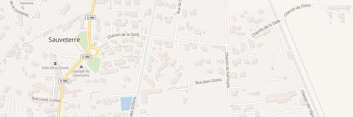 Plan du 250 Rue du lot Haute Valergue à Sauveterre