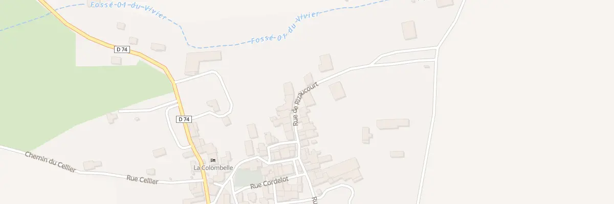 Plan du 6 Rue de Rizaucourt à Colombé-le-Sec