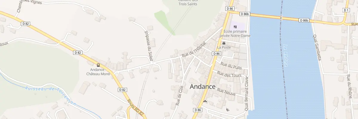 Plan du 5018 Le Village à Andance