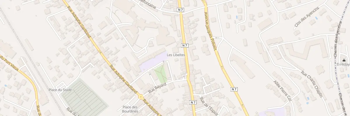 Plan du 7 Rue de la République au Péage-de-Roussillon