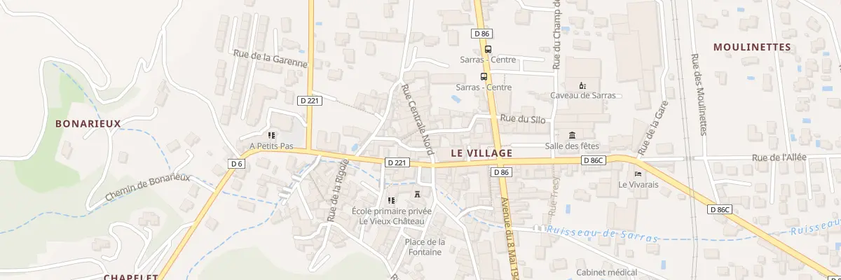 Plan du 3 Rue Centrale Nord à Sarras