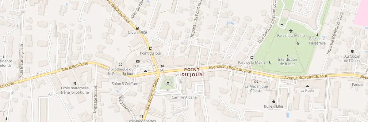 Plan du 64 Av du Point du Jour à Lyon 5e Arrondissement