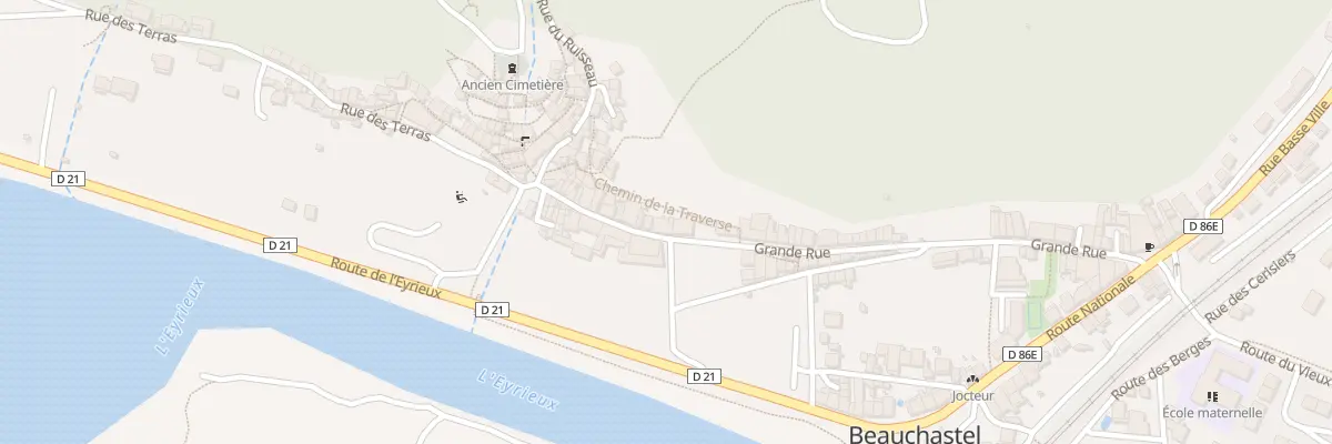 Plan du 53 Gr Grand Rue à Beauchastel
