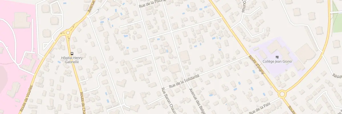 Plan du 28 Av des Belges à Saint-Genis-Laval