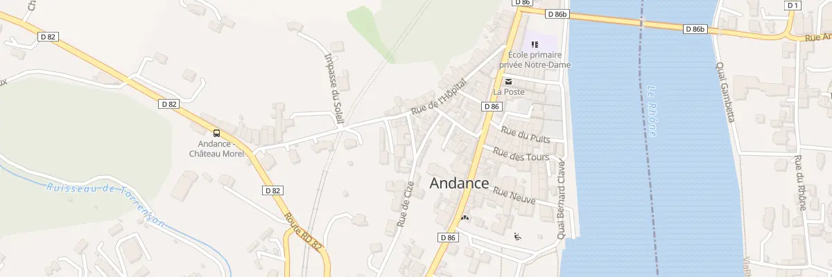 Plan du 1B Rue de Size à Andance