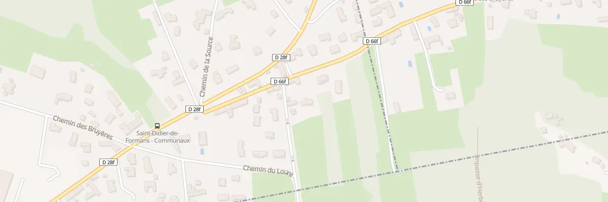 Plan du 37 Rte de Reyrieux à Saint-Didier-de-Formans