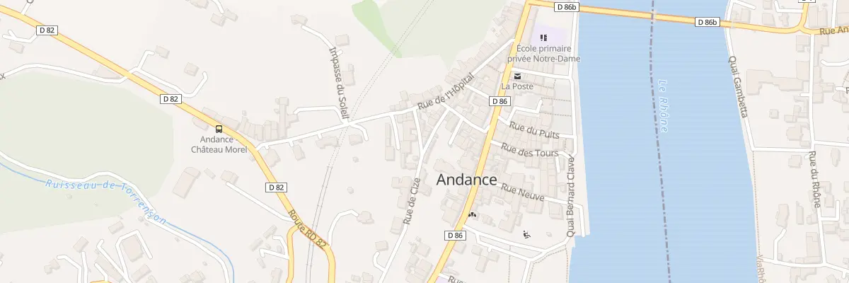 Plan du 5019 Le Village à Andance
