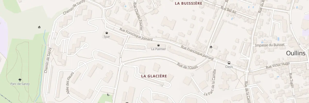 Plan du 31 Rue Francisque Jomard à Oullins-Pierre-Bénite