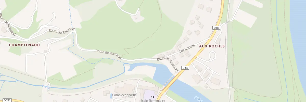Plan du 1 Les Roches à Sarras