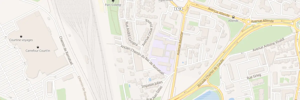 Plan du 26 Rue André Campra à Avignon