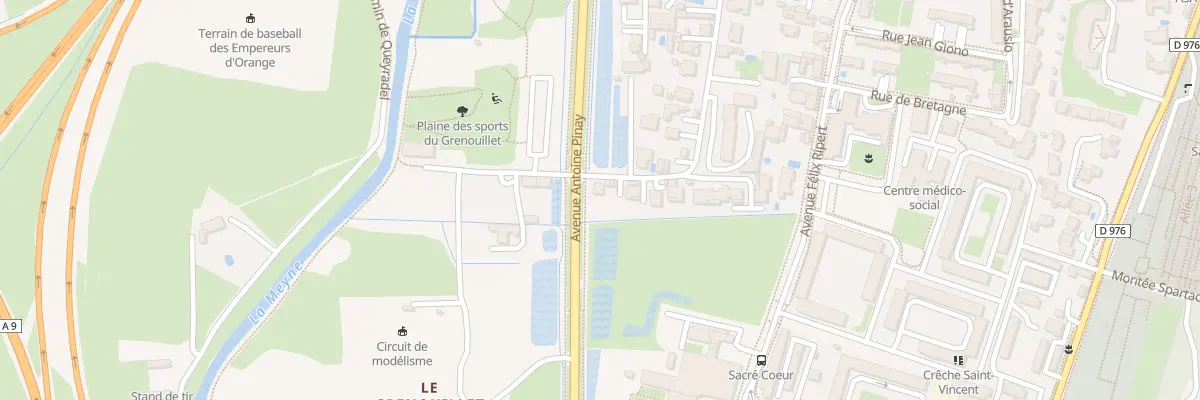 Plan du 371 Rue du Roussillon à Orange