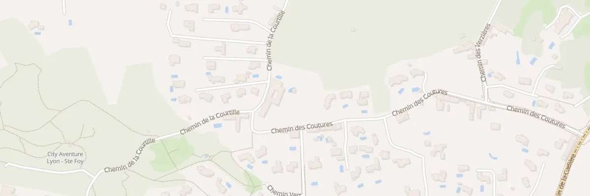 Plan du 97 Che de la Courtille à Sainte-Foy-lès-Lyon