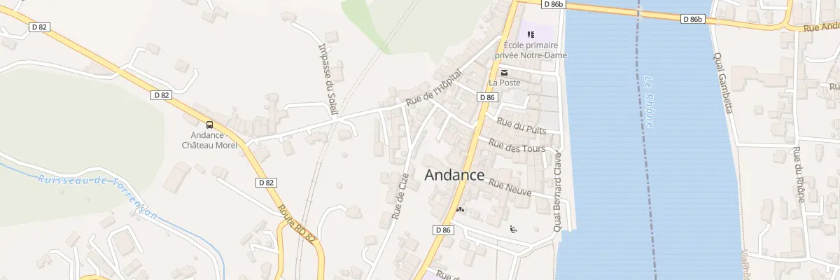 Plan du 5196 Rue Centrale à Andance