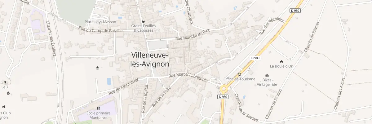 Plan du 1 Rue du Grand Bourguet à Villeneuve-lès-Avignon