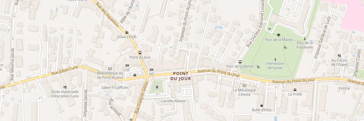 Plan du 62 Av du Point du Jour à Lyon 5e Arrondissement