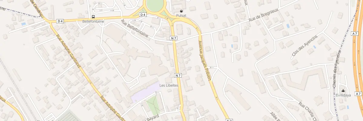 Plan du 12 Rue de la République au Péage-de-Roussillon