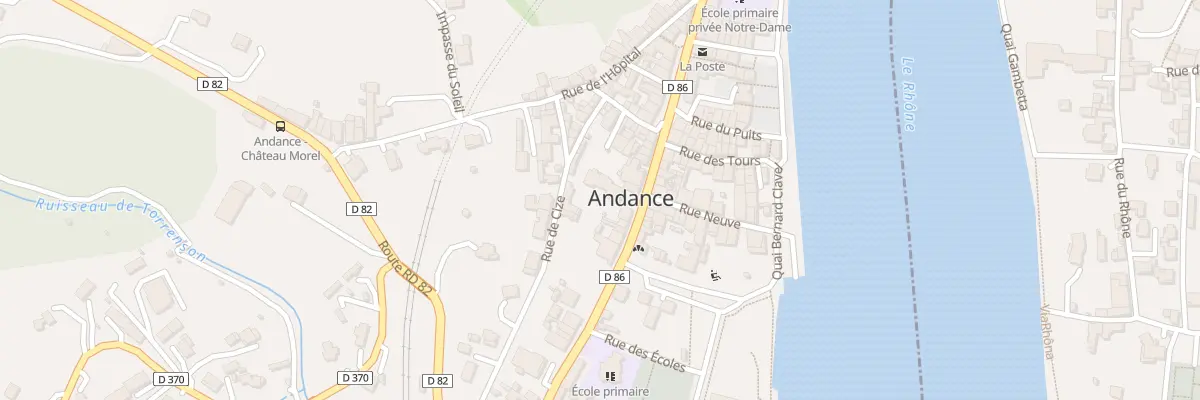 Plan du 48 Rte du Saint Joseph à Andance