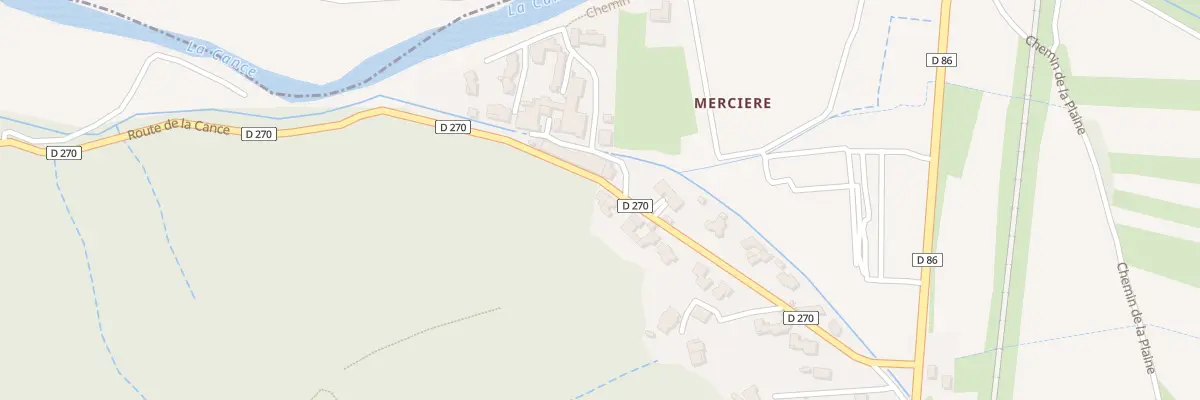 Plan du 319 Rte de la Cance à Sarras