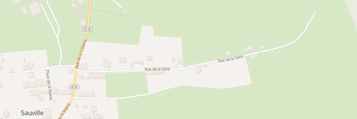 Plan du 23 Rue de la Gare à Sauville