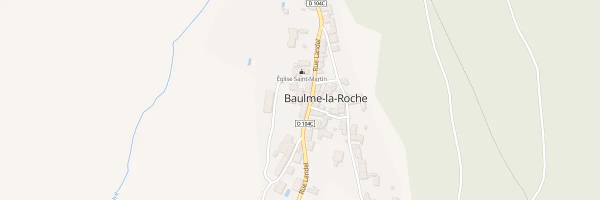 Plan du 6 Rue Aristide Briand à Baulme-la-Roche